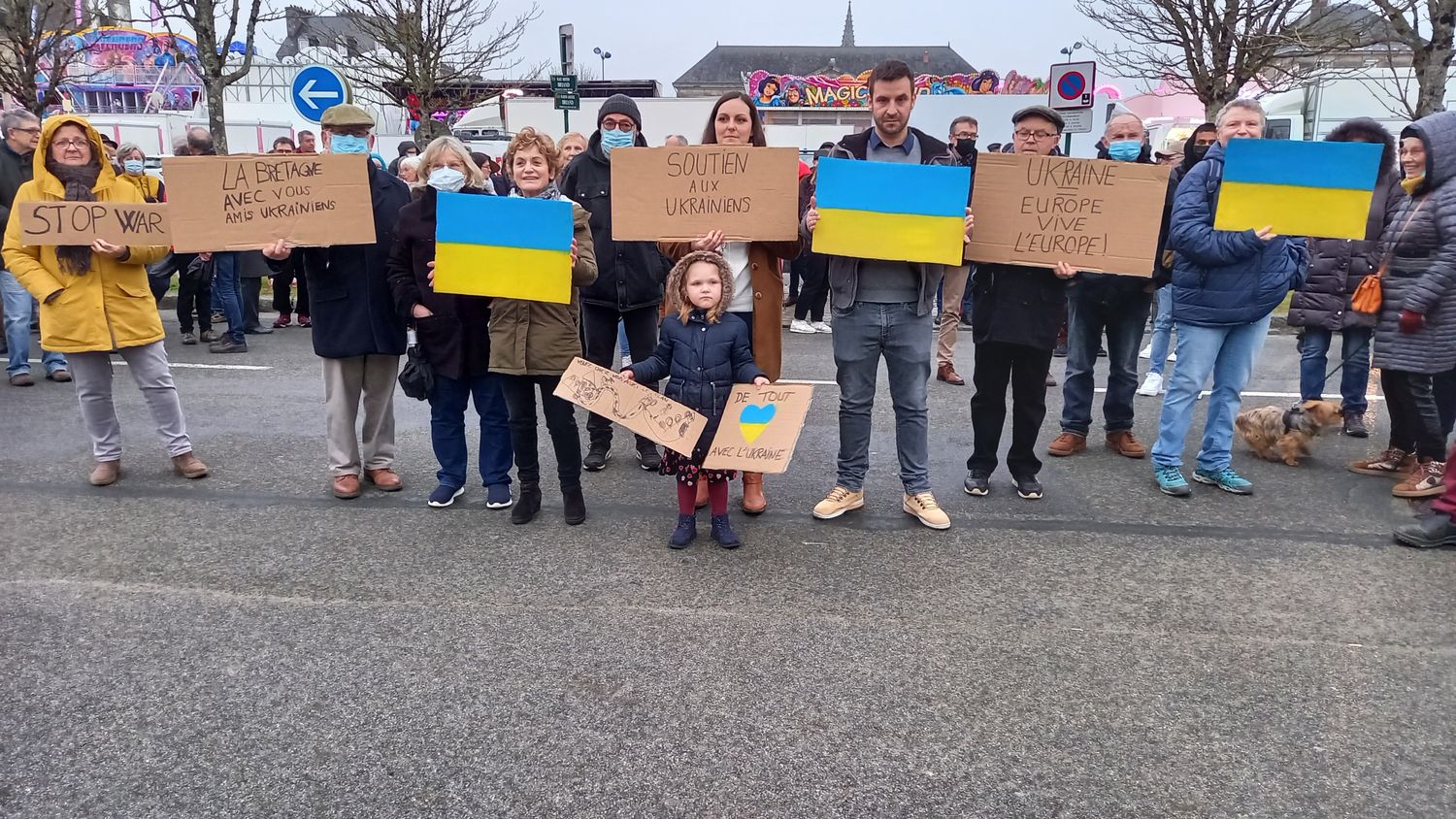La mobilisation et les opérations d'aides commencent à s'organiser à Pontivy.